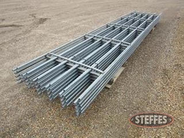(10) continuous fence panels, 